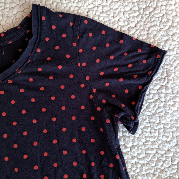 GAP 100% cotton polka dot tee (size S) - Picture 5 of 7